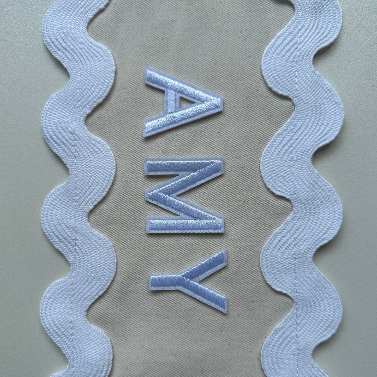 The Original Custom Party Sash - White / Natural